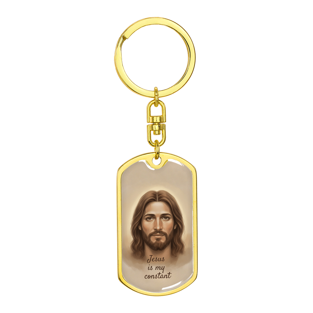 Jesus Is My Constant Keychain – Christian Gift | Inspirational Faith Keychain for Men & Women | Religious Accessory & Scripture Reminder