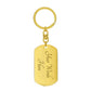 Jesus Walks With Me Dog Tag | Christian Keychain Gift | Faith Inspiration Tag | Religious Keepsake