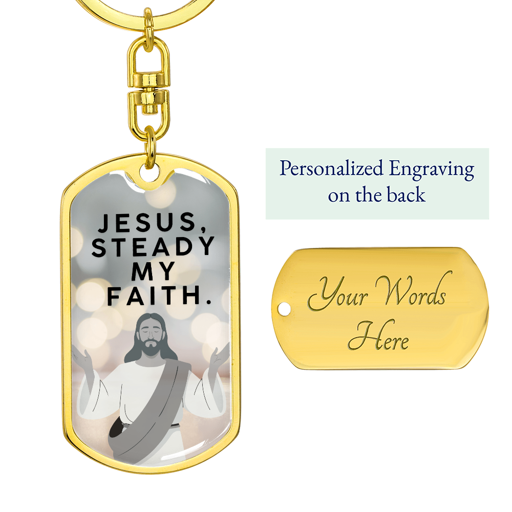 Faith-based keychain gift for encouragement