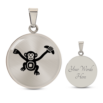 Monkey Necklace Gift – Funny Friendship Pendant