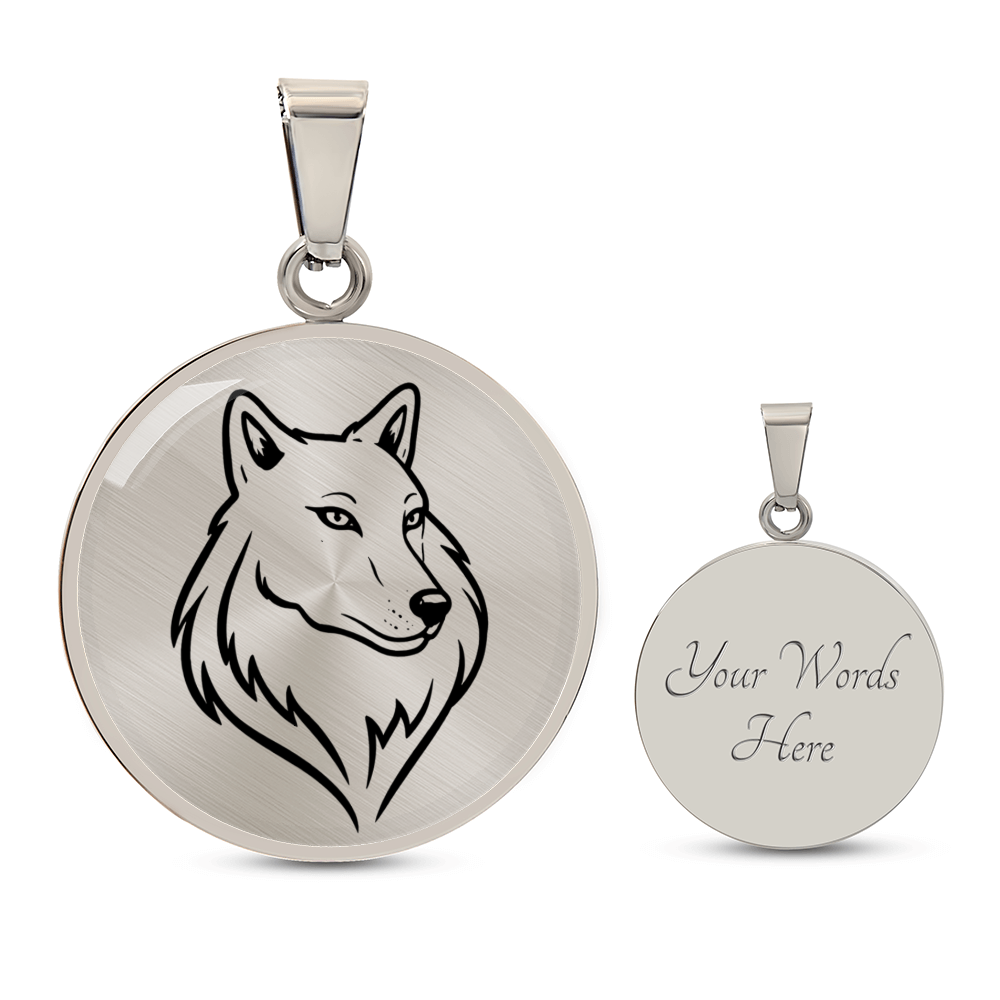 Spirit of the Wolf Necklace – Strength, Protection & Wild Wisdom Pendant