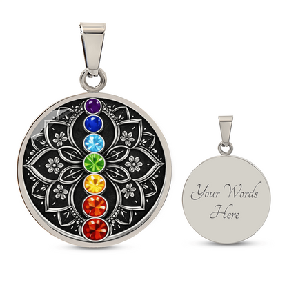 7 Chakra Lotus Necklace – Balance, Energy & Inner Harmony Pendant