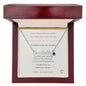 emotional Mother’s Day necklace gift presentation