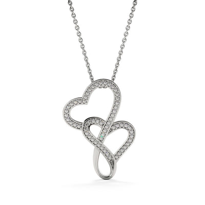 Interlocking hearts Christian jewelry