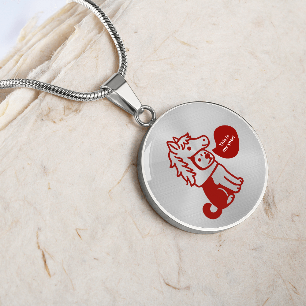 This Is My Year Necklace for Lunar New Year Confidence and New Beginnings