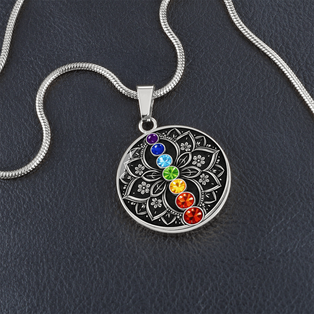 7 Chakra Lotus Necklace – Balance, Energy & Inner Harmony Pendant