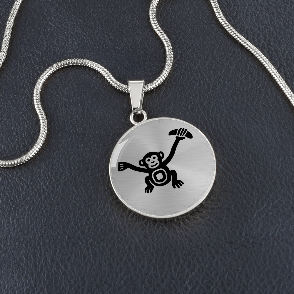 Monkey Necklace Gift – Funny Friendship Pendant