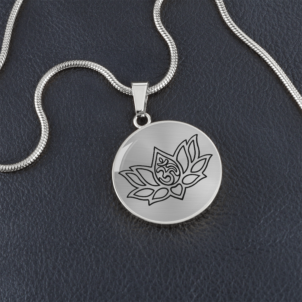 Lotus Om Necklace – Mindfulness & Renewal Yogi Pendant