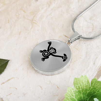 Monkey Necklace Gift – Funny Friendship Pendant