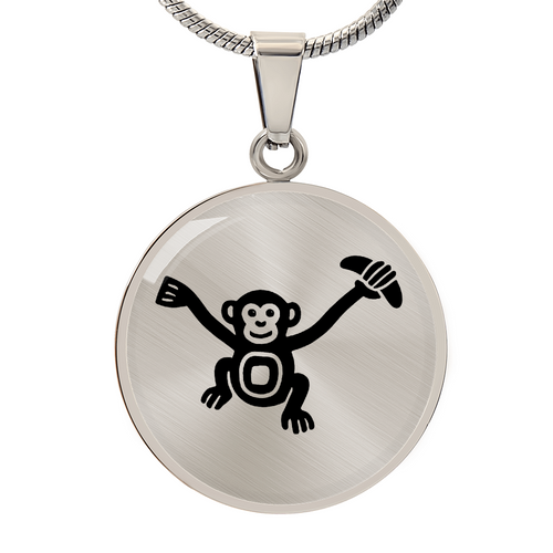 Monkey Necklace Gift – Funny Friendship Pendant