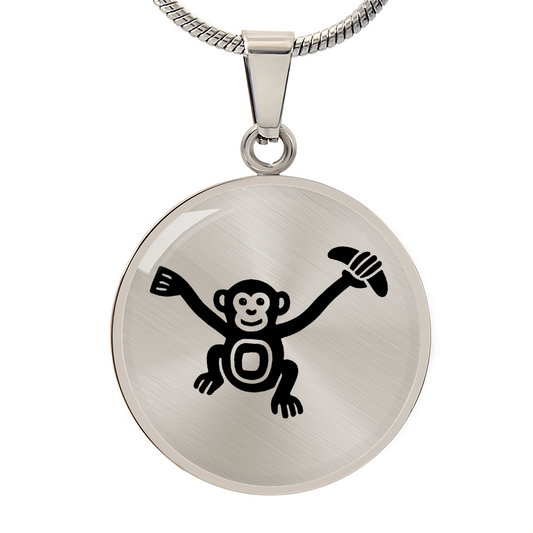 Monkey Necklace Gift – Funny Friendship Pendant