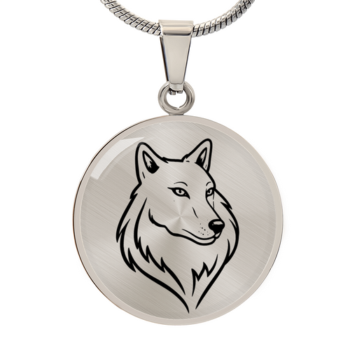 Spirit of the Wolf Necklace – Strength, Protection & Wild Wisdom Pendant