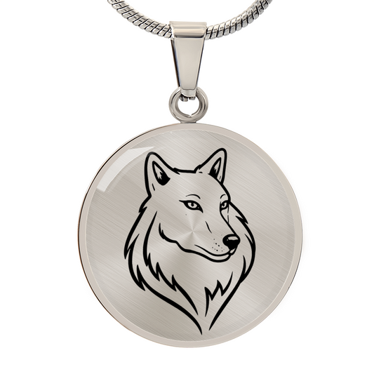 Spirit of the Wolf Necklace – Strength, Protection & Wild Wisdom Pendant