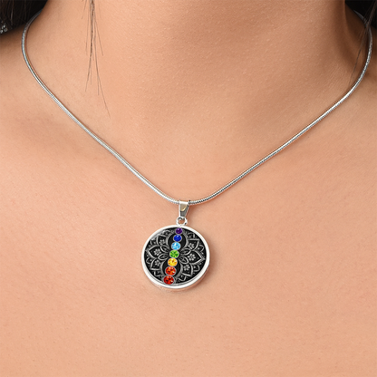 7 Chakra Lotus Necklace – Balance, Energy & Inner Harmony Pendant