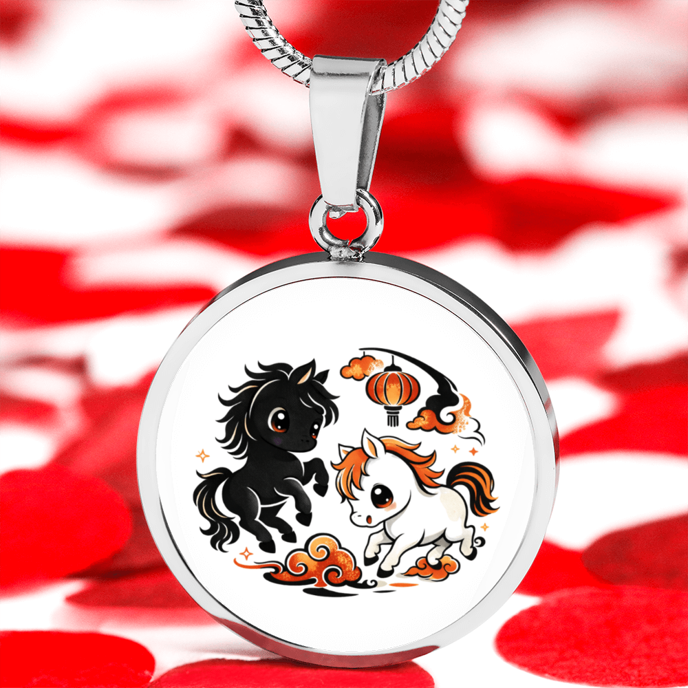 fire horse necklace
