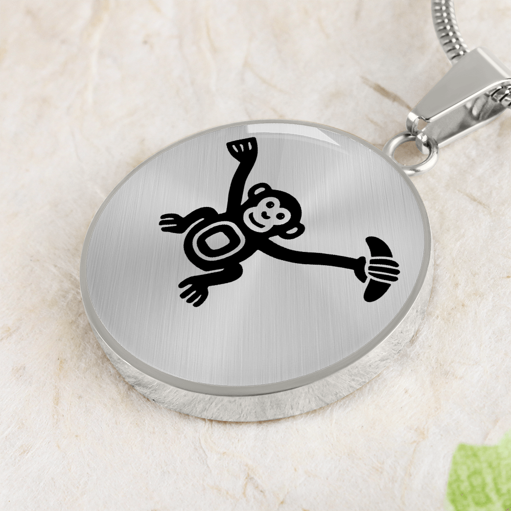 Monkey Necklace Gift – Funny Friendship Pendant