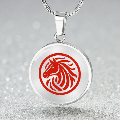 Year of the Horse Necklace for Lunar New Year Strength and Prosperity