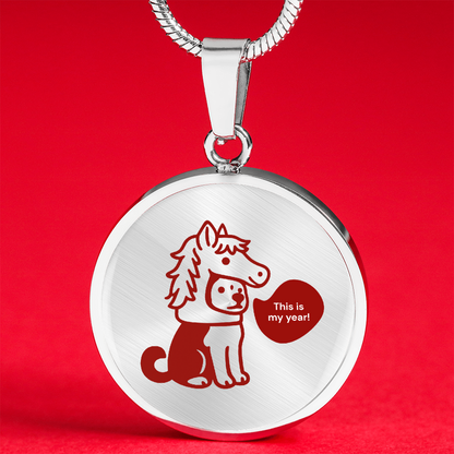 This Is My Year Necklace for Lunar New Year Confidence and New Beginnings