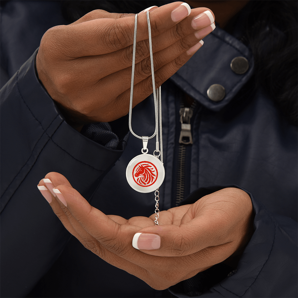 Year of the Horse pendant necklace for Lunar New Year