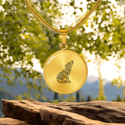 Wolf Necklace Gift – Symbolic Wolf Pendant Necklace