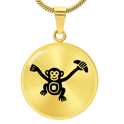 Monkey Necklace Gift – Funny Friendship Pendant