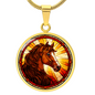 symbolic horse charm necklace