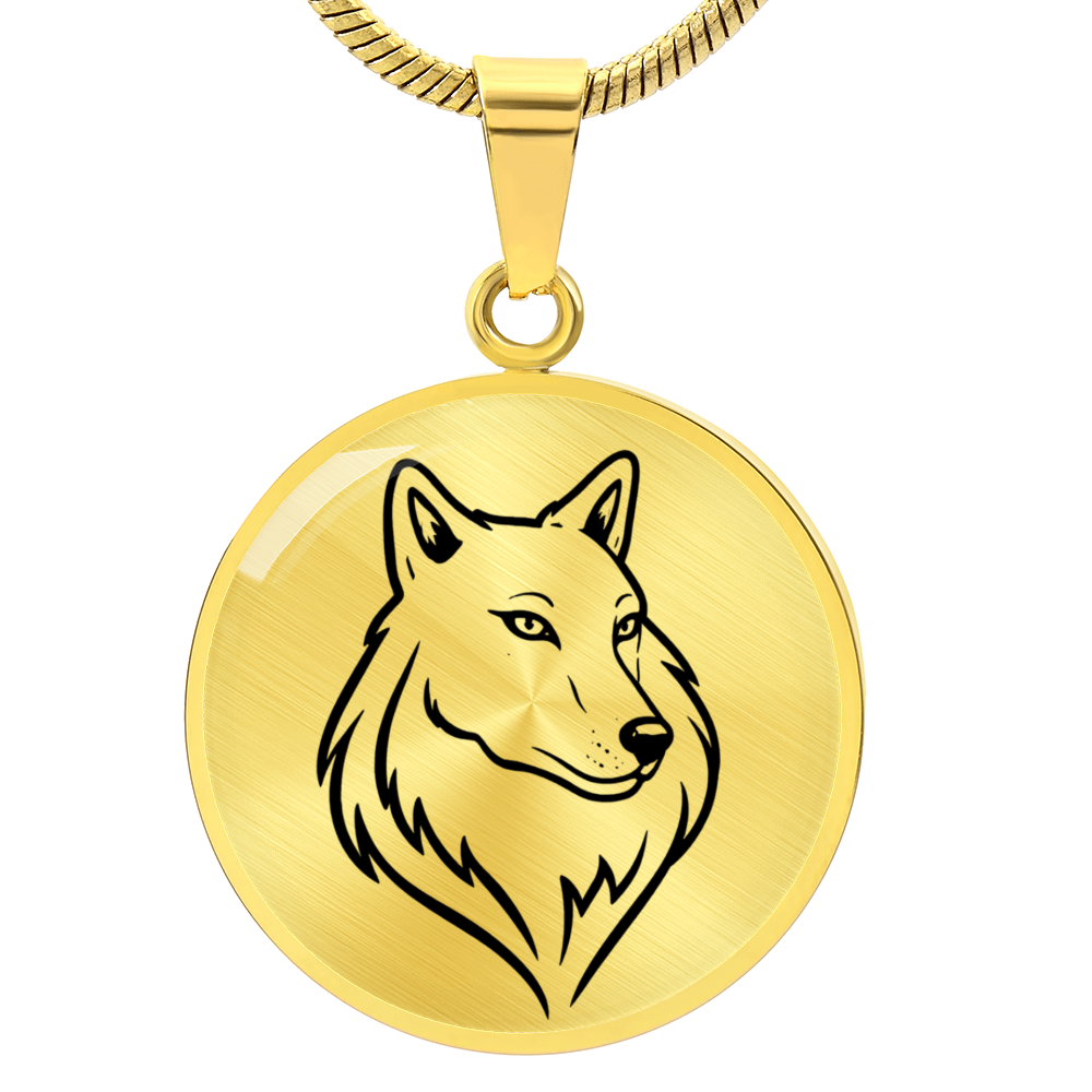 Spirit of the Wolf Necklace – Strength, Protection & Wild Wisdom Pendant
