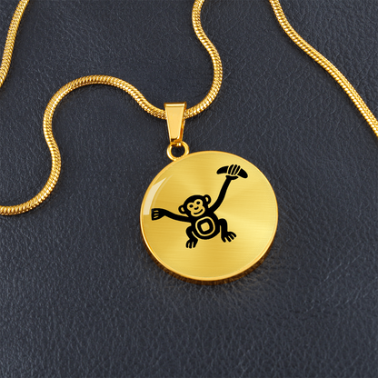 Monkey Necklace Gift – Funny Friendship Pendant