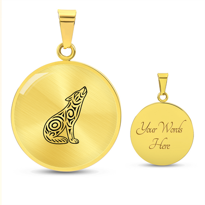 Wolf Necklace Gift – Symbolic Wolf Pendant Necklace