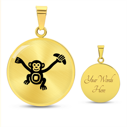 Monkey Necklace Gift – Funny Friendship Pendant