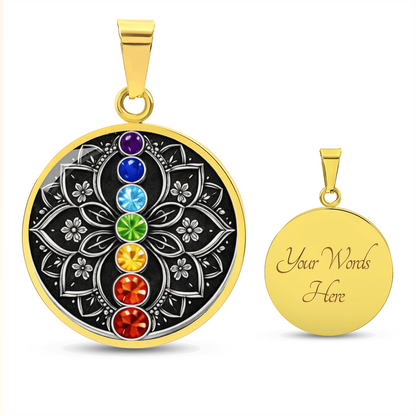 7 Chakra Lotus Necklace – Balance, Energy & Inner Harmony Pendant