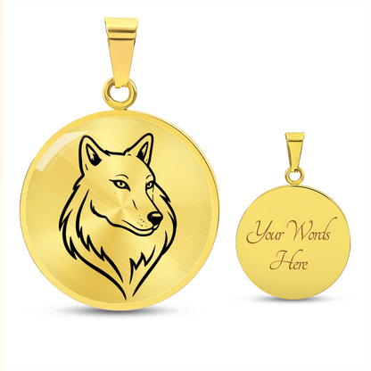 Spirit of the Wolf Necklace – Strength, Protection & Wild Wisdom Pendant