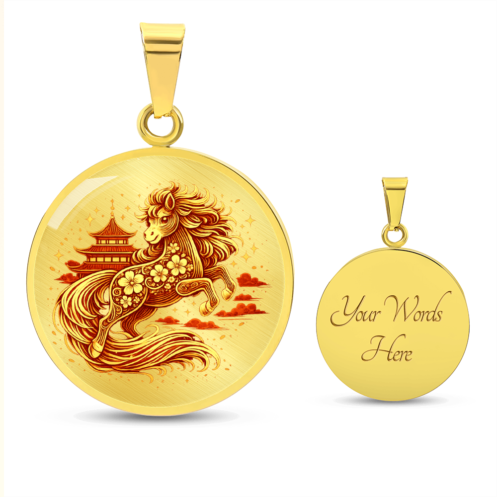 Chinese zodiac horse jewelry