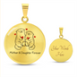 Mother ♥ Daughter Otter Circle Necklace — Meaningful Gift for Moms & Daughters