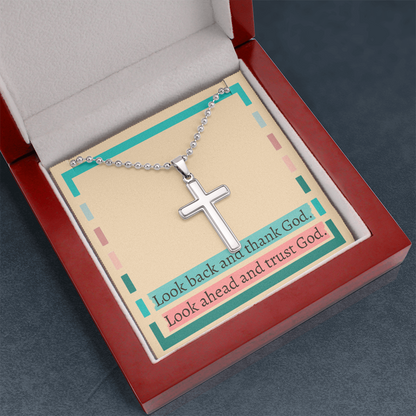 Minimalist Christian jewelry piece for confirmations or birthdays
