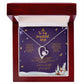 To My Beautiful Wife – Christmas Forever Love Necklace (Holiday Edition)