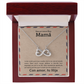 Endless Love Necklace for Mom – Spanglish “Para mi maravillosa Mamá” Message Card | Latina Mother's Gift From Daughter | Mother's Day, Birthday & Christmas Jewelry