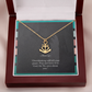 Anchor Necklace – 1 Peter 5:7 “Pray and Leave It to God” Inspirational Christian Jewelry Gift