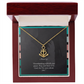 Anchor Necklace – 1 Peter 5:7 “Pray and Leave It to God” Inspirational Christian Jewelry Gift