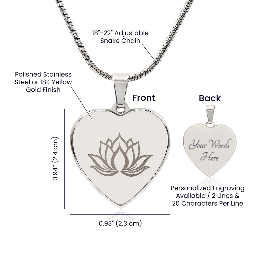 Lotus Necklace – Fresh Start Jewelry for New Beginnings | Meaningful Gift for Strength, Renewal & Transformation