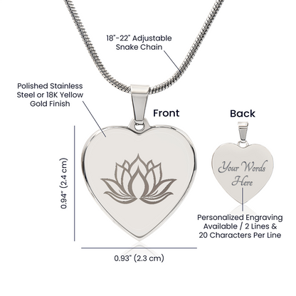 Lotus Necklace – Fresh Start Jewelry for New Beginnings | Meaningful Gift for Strength, Renewal & Transformation