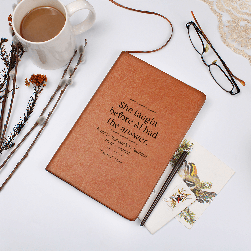 teacher gift journal in gift ready packaging