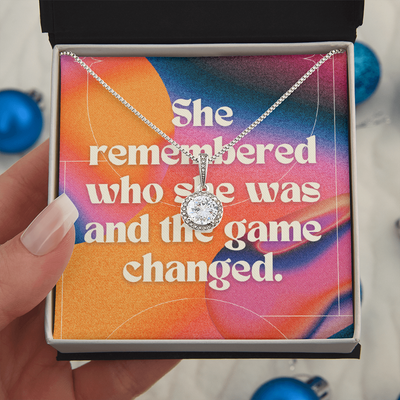 Eternal Hope Necklace — “Once She Remembers Her Worth, Everything Changes.