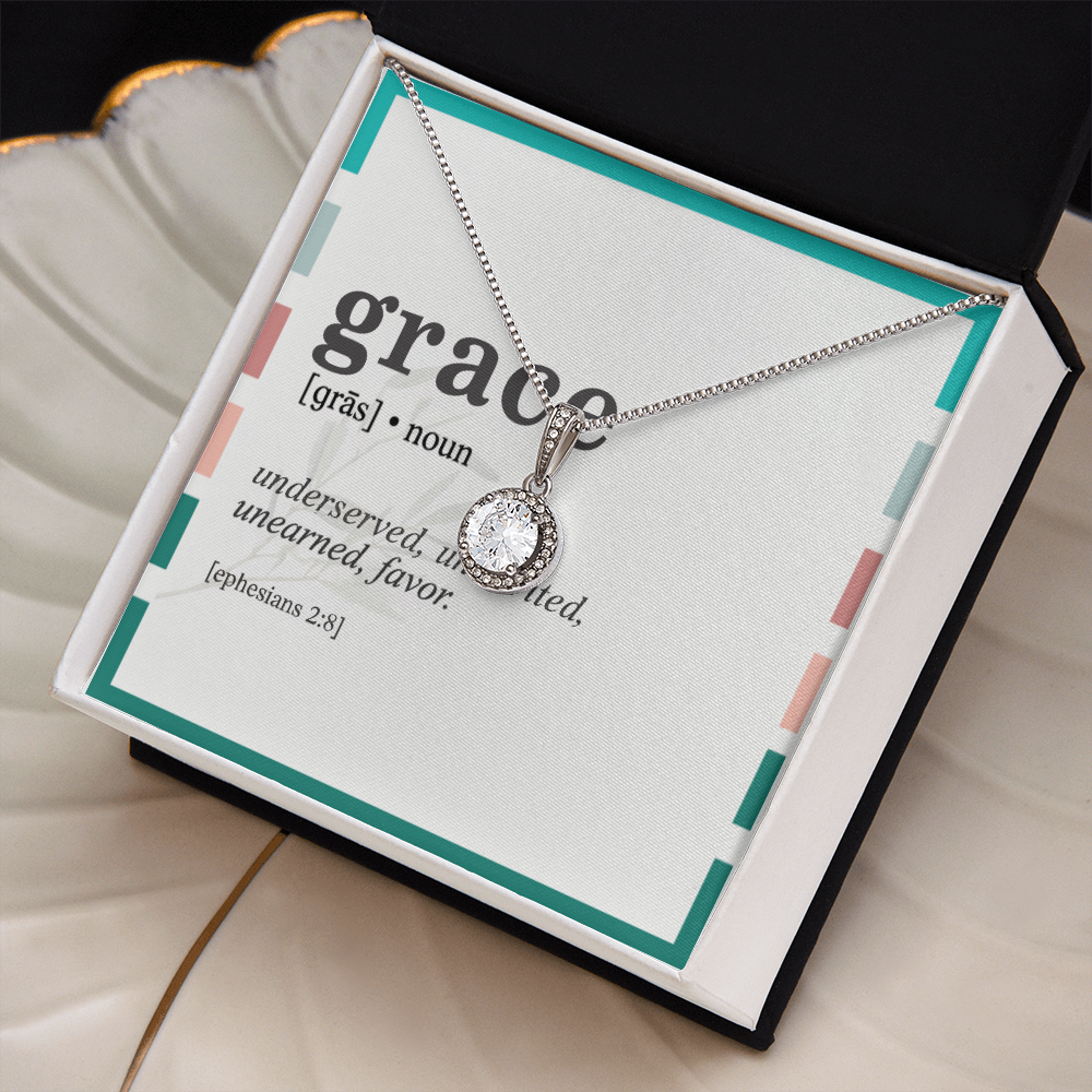 “Grace” Eternal Hope Necklace – Inspired by Ephesians 2:8