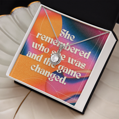 Eternal Hope Necklace — “Once She Remembers Her Worth, Everything Changes.