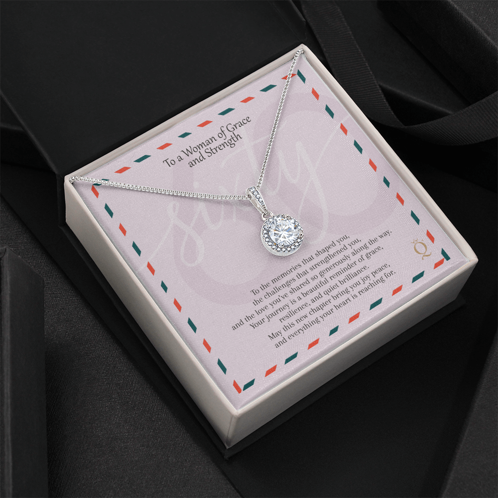 Eternal Hope Necklace for 60th Birthday | 60 Years of Grace Gift | Milestone Birthday Jewelry for Women | Elegant CZ Pendant Necklace