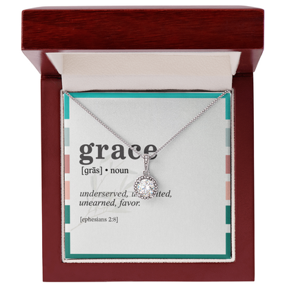 “Grace” Eternal Hope Necklace – Inspired by Ephesians 2:8
