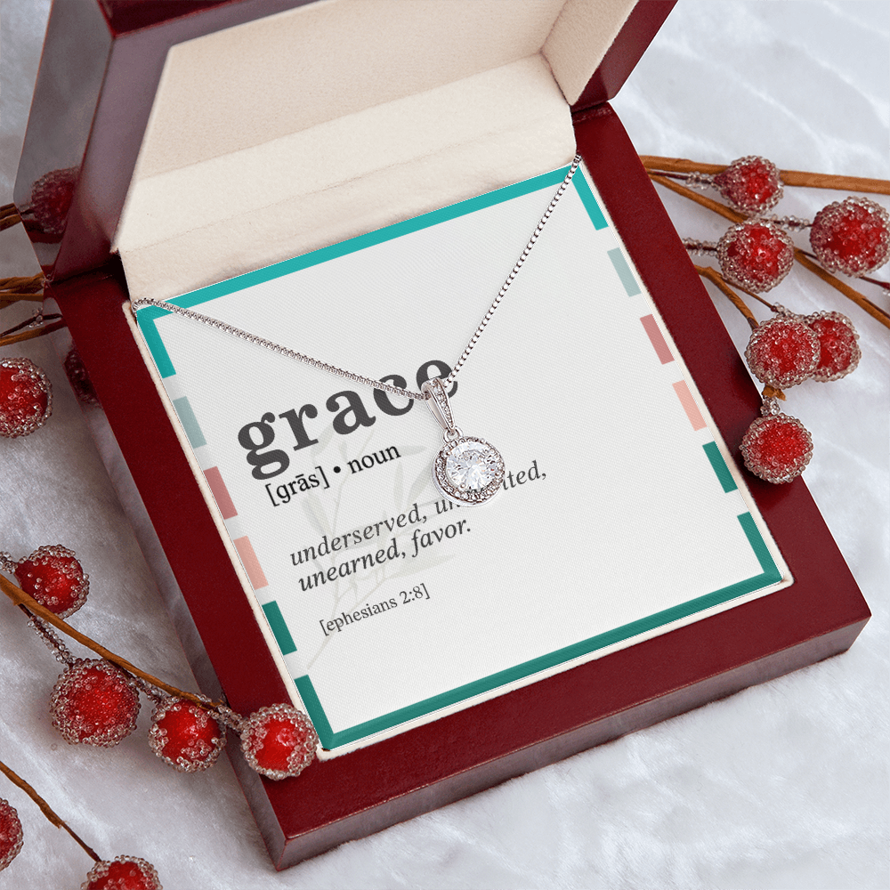 “Grace” Eternal Hope Necklace – Inspired by Ephesians 2:8