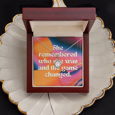 Eternal Hope Necklace — “Once She Remembers Her Worth, Everything Changes.