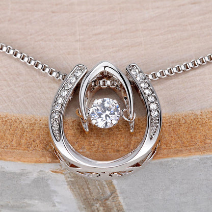 To My Amazing Bestie Necklace | Lucky In Love Pendant | Gift for Best Friend | Friendship Jewelry